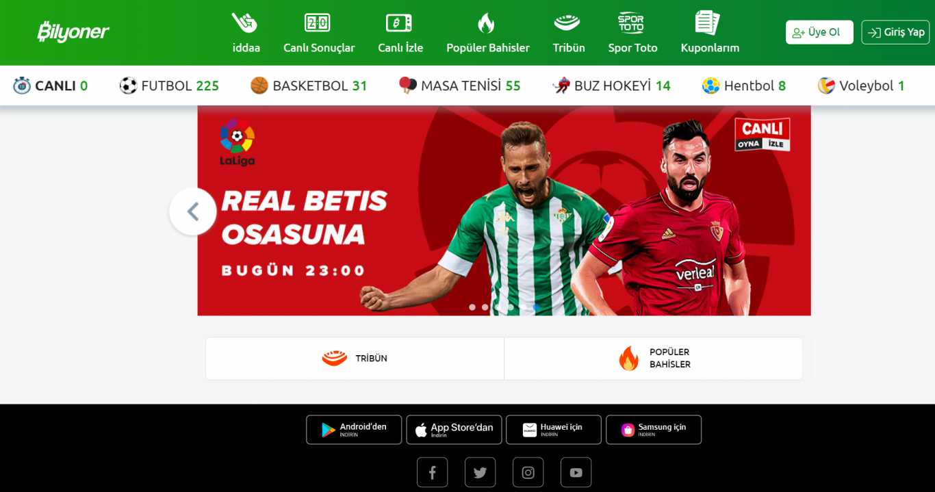 Bilyoner Giris Sonrasında Bahisler Bilyoner Giris Sonrasında Bahisler