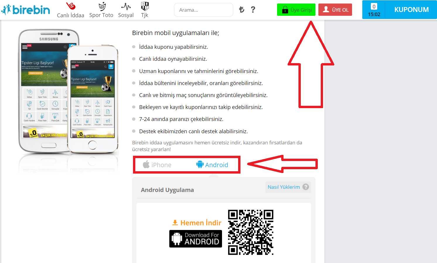 Birebin Mobil Bahisleri Birebin Mobil Bahisleri